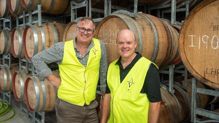 Australian Vinegar Founder and CEO, Ian Henderson, and Entrepreneurs’ Programme Facilitator, Mark Goldsmith