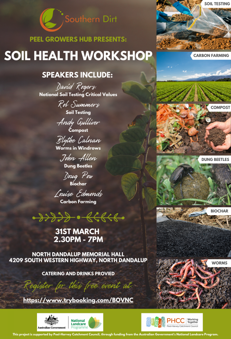 Peel Soil Workshop Flyer 2 768x1125